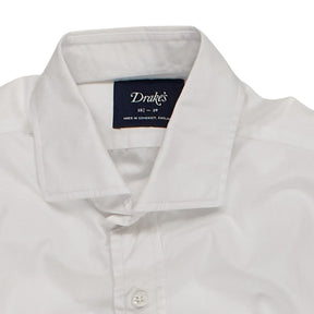 Drake's White Cotton Shirt 15