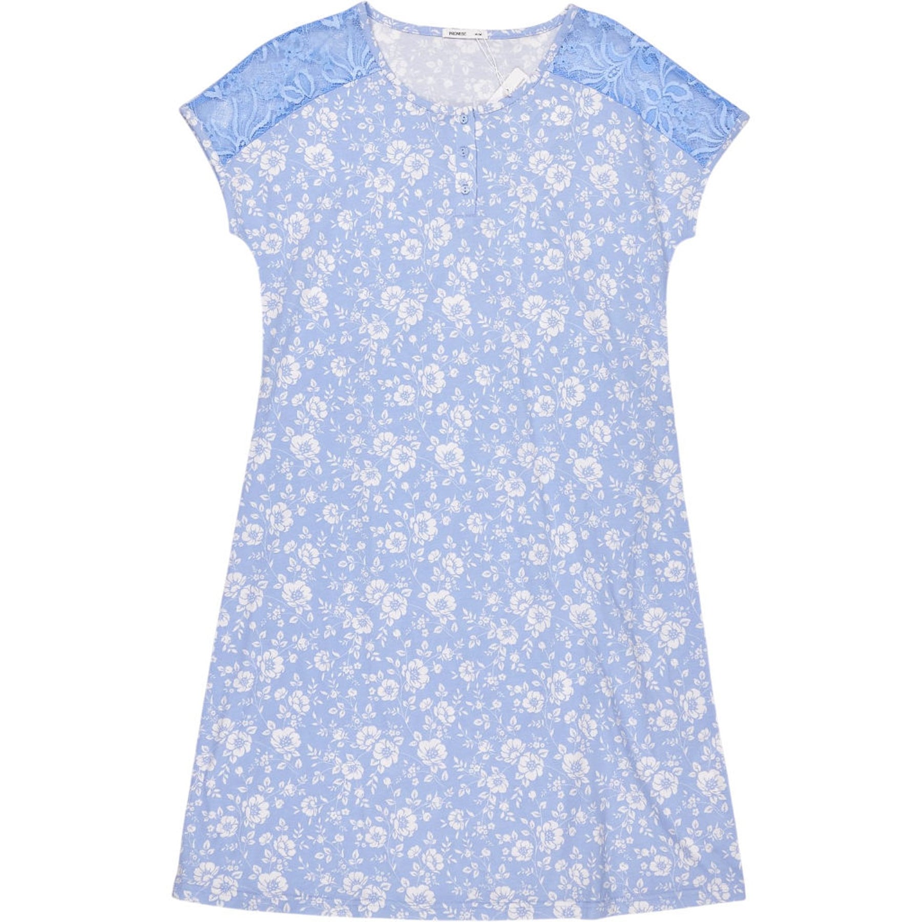 Promise Blue Floral Nightdress