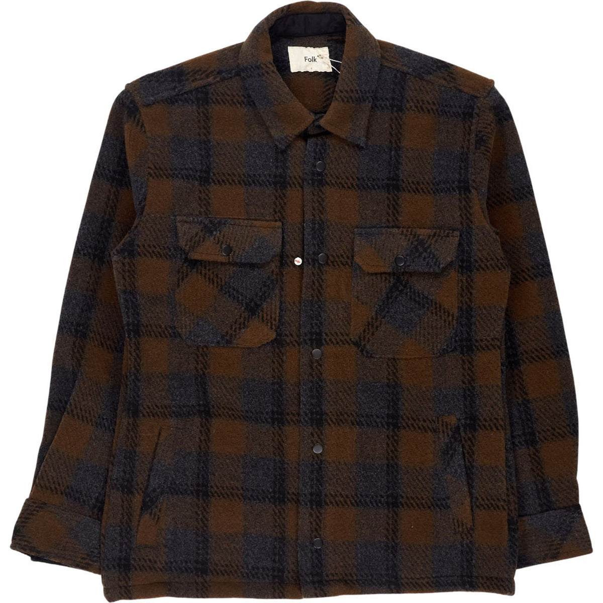 Folk Grey Brown Check Murrey Jacket
