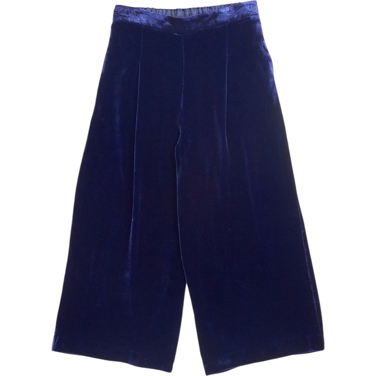 NRBY Navy Velvet Culottes