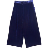 NRBY Navy Velvet Culottes