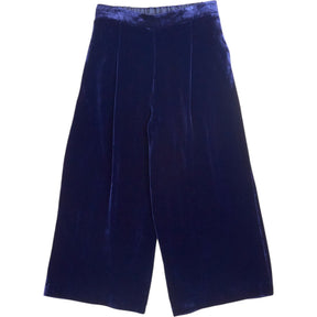 NRBY Navy Velvet Culottes
