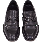 Gucci Black Leather Loafers