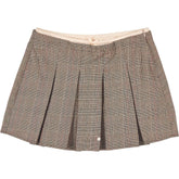 Pull&Bear Check Pleated Skirt