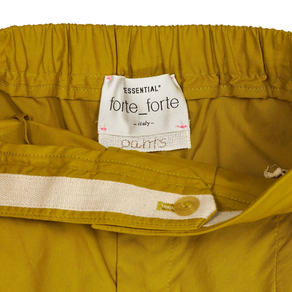 Forte Forte Mustard Yellow Wide Leg Trousers