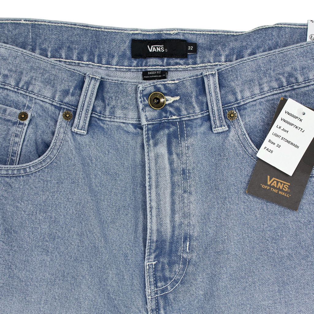 Vans Blue Light Stonewash Denim Shorts