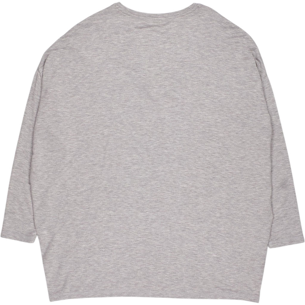 Hush Grey V-Neck Jersey Top