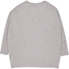 Hush Grey V-Neck Jersey Top