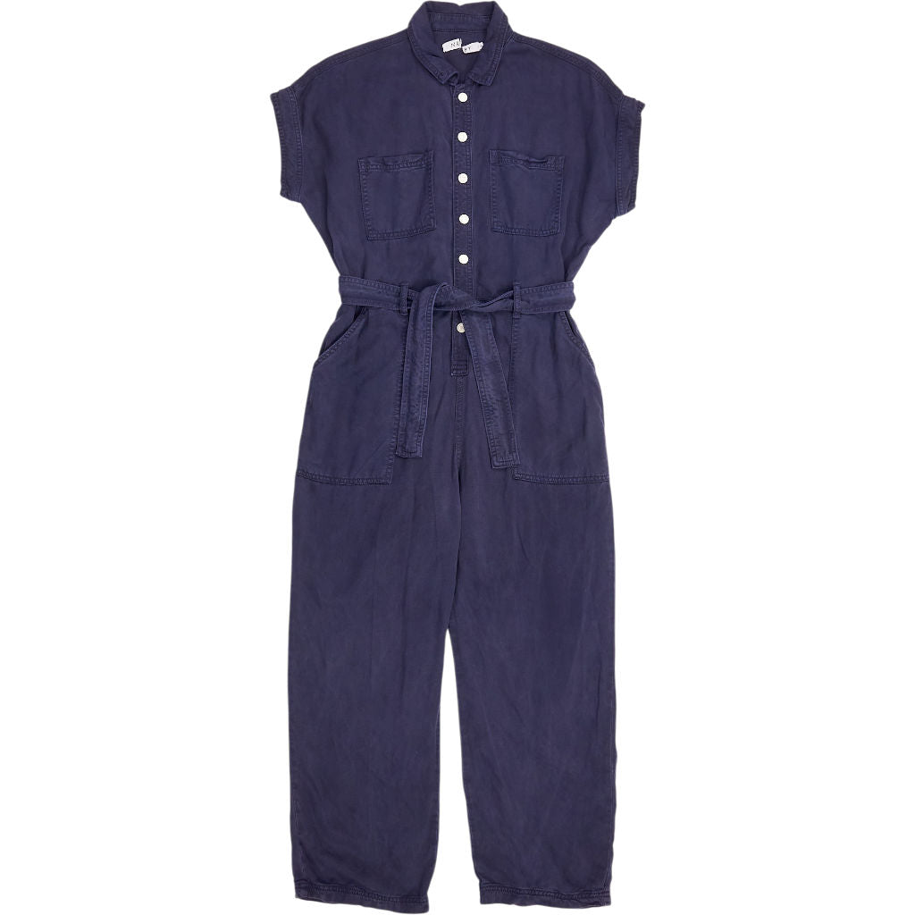NRBY Navy Tencel Jumpsuit