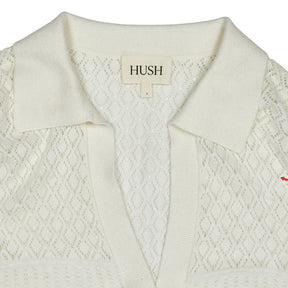 Hush White Lace Knit Top