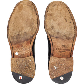 Grenson Black Leather Brogue Chelsea Boots