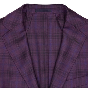 Scabal Purple Check Suit