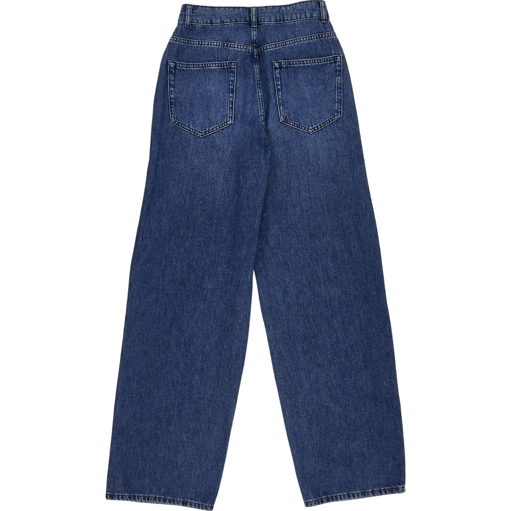 Baukjen Indigo Wide Leg Jeans