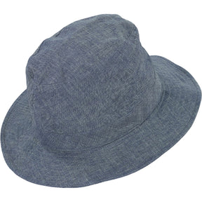 Bates Blue Cotton Bucket Hat