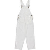 Hush White Cotton Dungarees