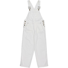 Hush White Cotton Dungarees