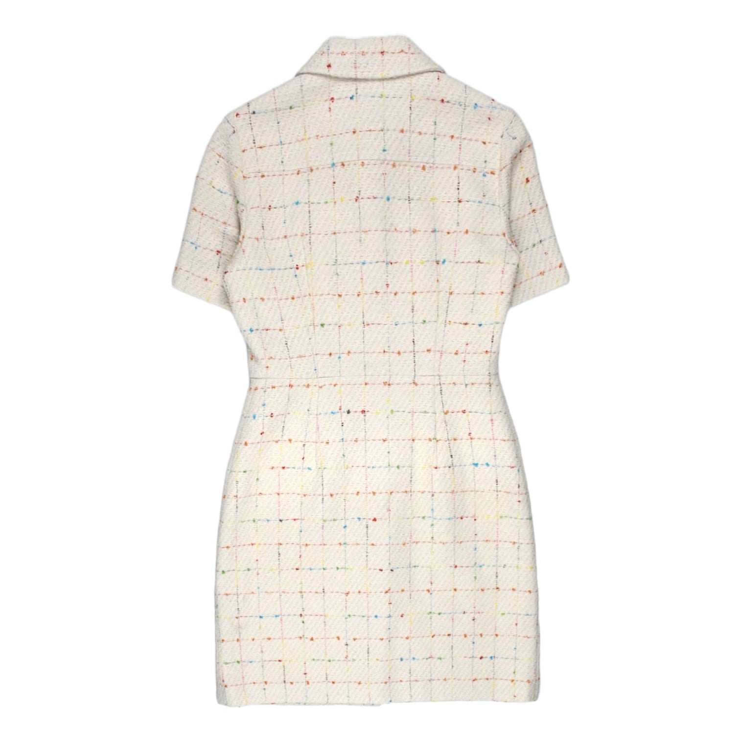 L.K. Bennett Cream/Tutti Frutti Boucle Shirt Dress