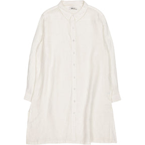 NRBY White Linen Shirt Dress