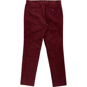 Moss Burgundy Slim Fit Chinos Pants