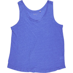 NRBY Blue Linen Tank Top