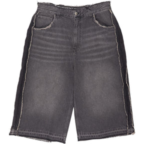 Pull & Bear Grey Super Baggy Denim Shorts