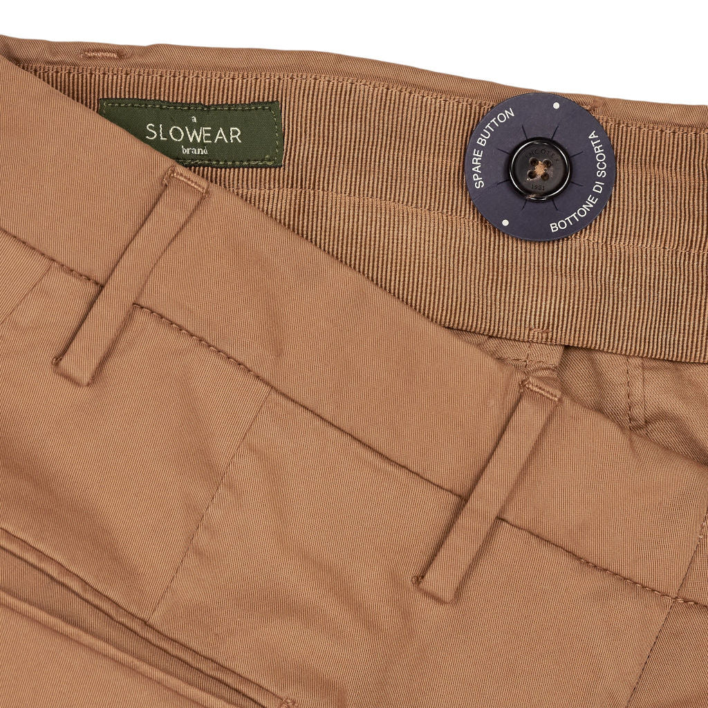 Slowear Brown Cotton Trousers