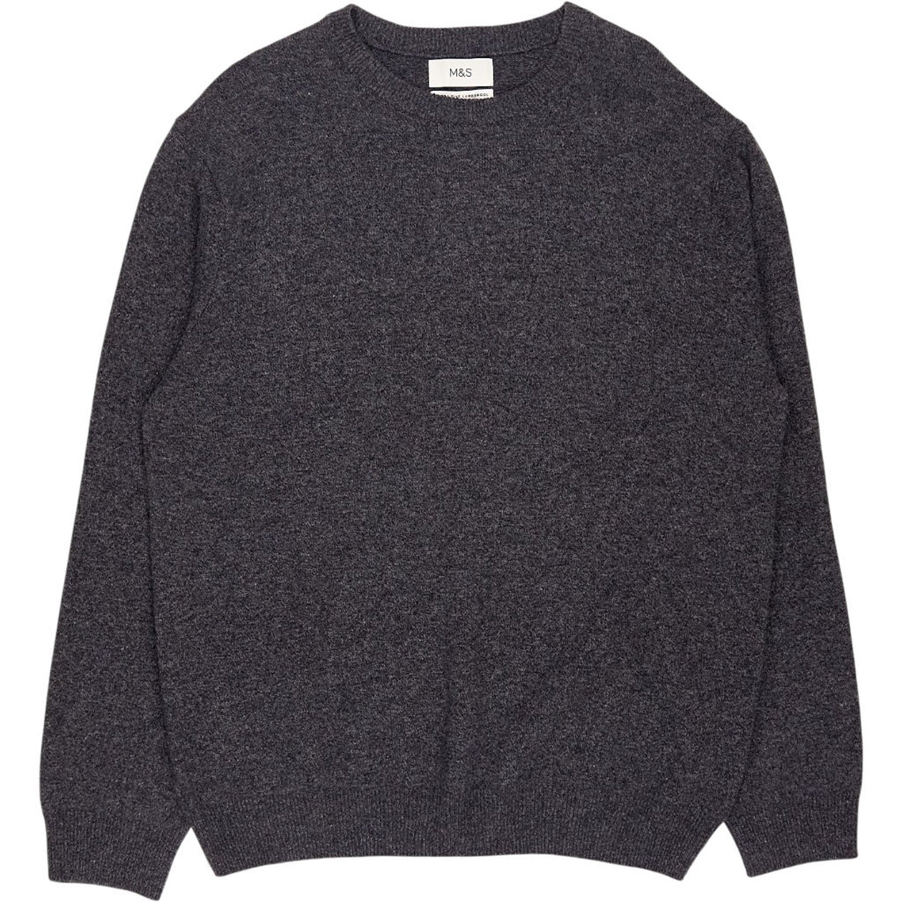 M&S Grey Lambswool Jumper