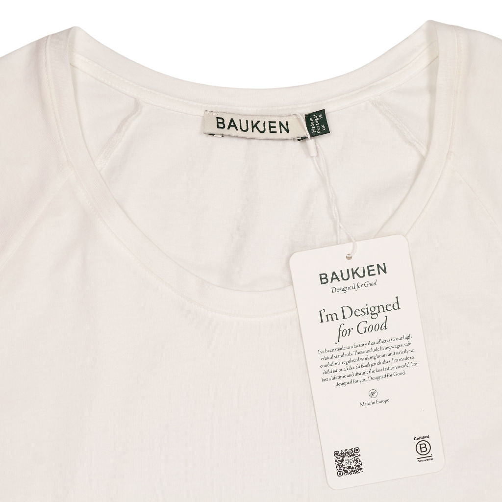 Baukjen White Catherine Organic Cotton Tee