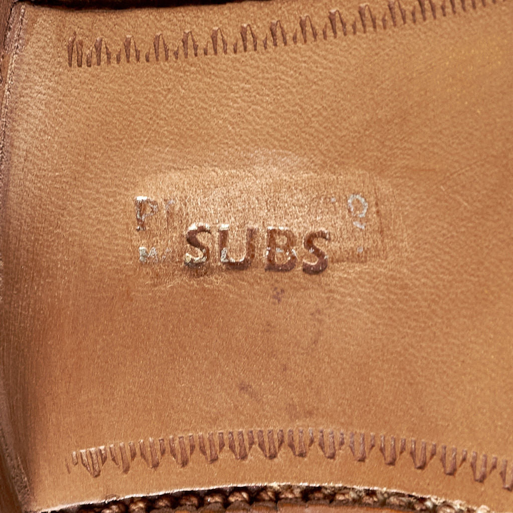 Crockett & Jones Ivory Leather Brogues