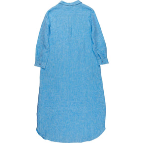 NRBY Blue Linen Maxi Dress S