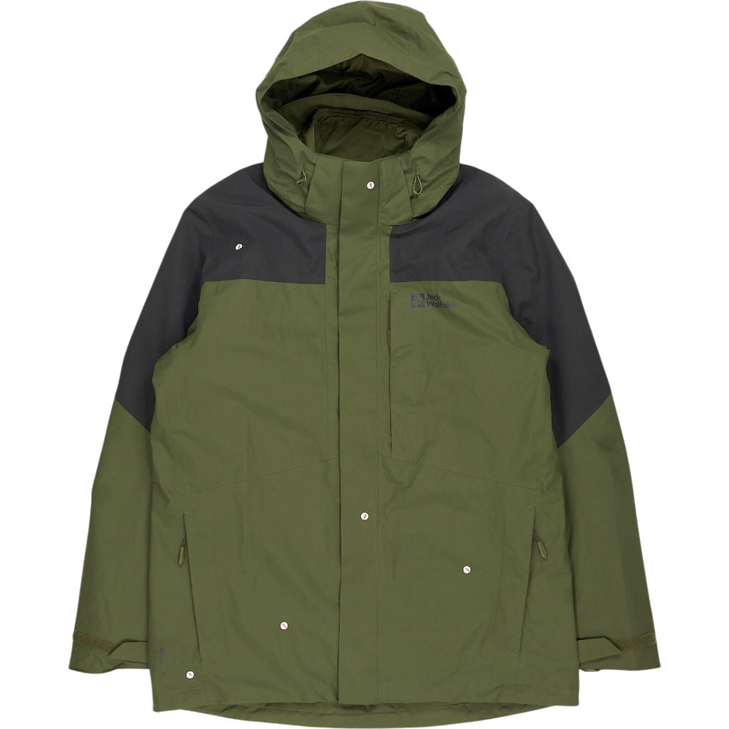 Jack Wolfskin Green Hooded Jacket