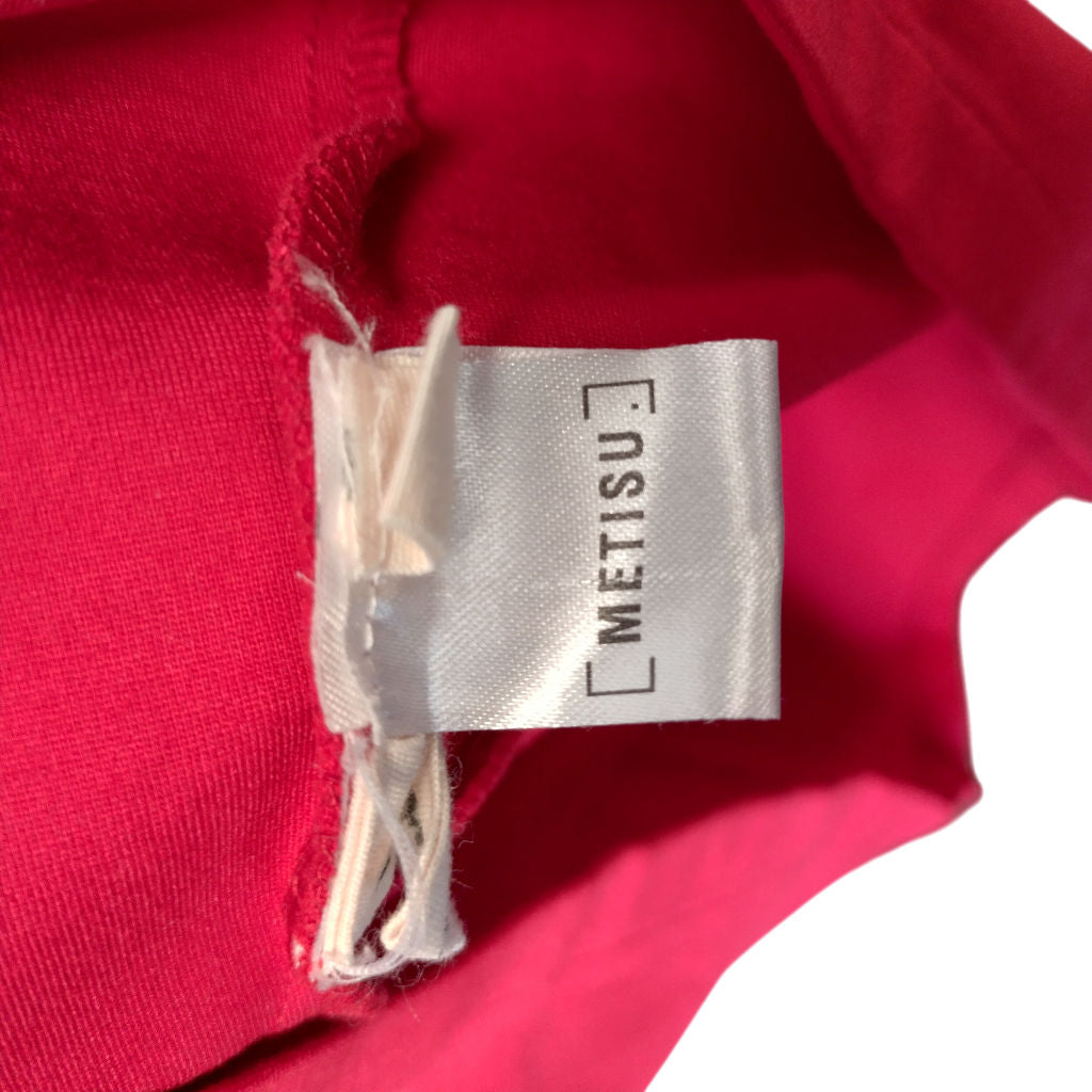Metisu Red Long Sleeve Mini Dress