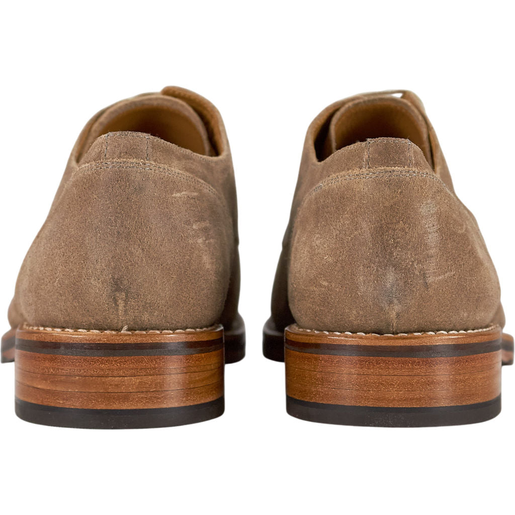 Grenson Brown Suede Derby Shoes