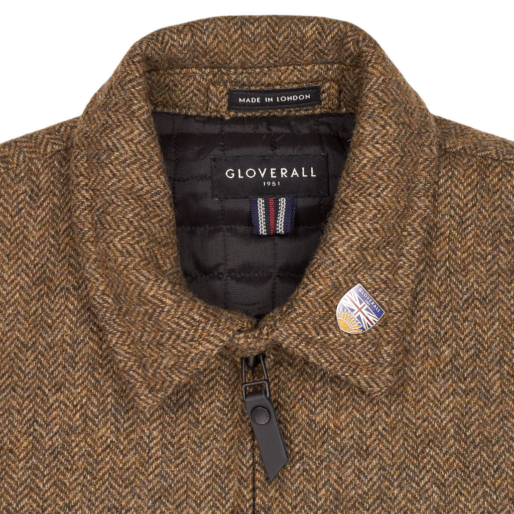 Gloverall Brown Tweed Jacket