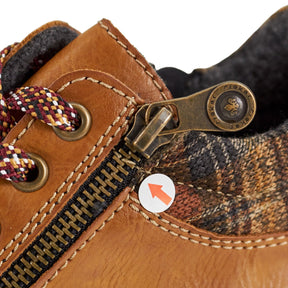 Rieker Brown Leather Ankle Boots