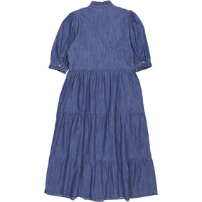 Baukjen Blue Denim Maxi Dress
