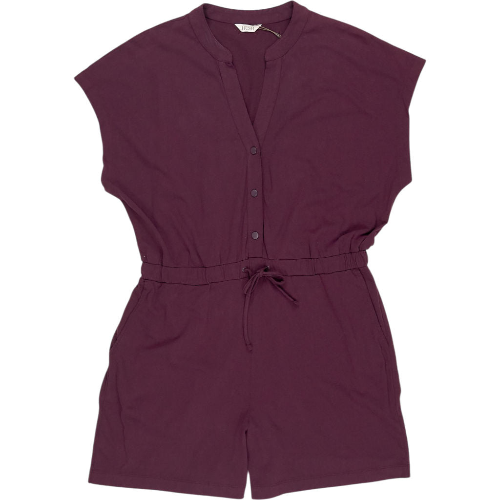 Hush Maroon Kendall Jersey Playsuit