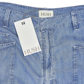 Hush Blue Denim Cargo Trousers