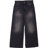 Pull & Bear Black Wide Straight Jeans