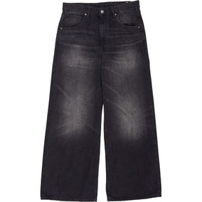 Pull & Bear Black Wide Straight Jeans