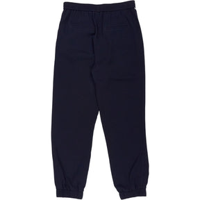 Hush Navy Crepe Jogger Trousers