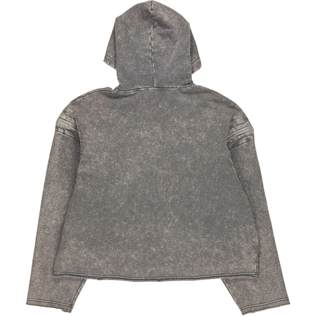 Pull & Bear Lueder Grey Acid Wash Hoodie