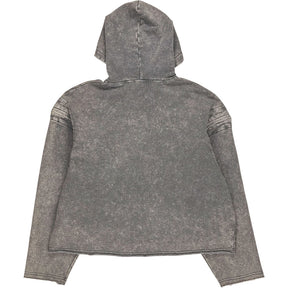 Pull & Bear Lueder Grey Acid Wash Hoodie