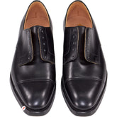 Crockett & Jones Black Leather Cap Toe Shoes