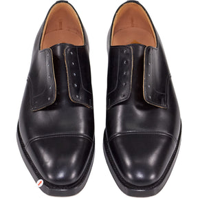 Crockett & Jones Black Leather Cap Toe Shoes