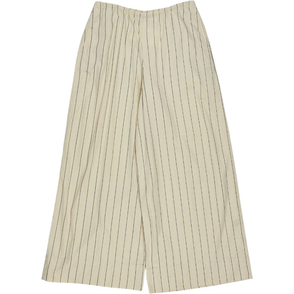 Hush Cream Black Striped Trousers
