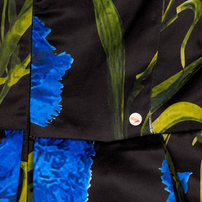 Marc Angelo Black Blue Floral Dress