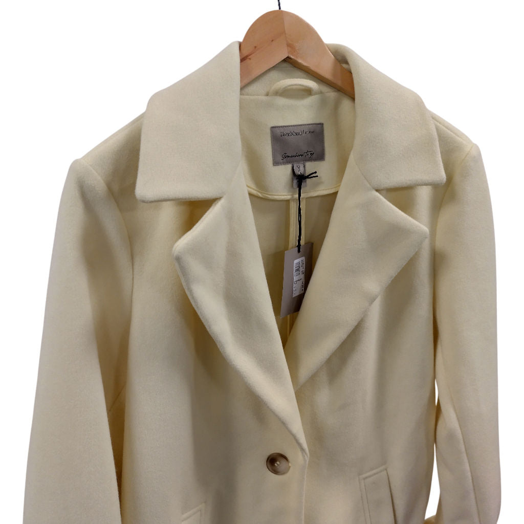 River Island Light Yellow Long Coat