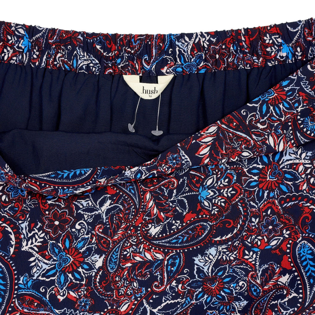 Hush Multicoloured Godet Mini Skirt