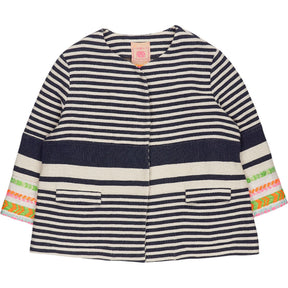 Vilagallo Blue Striped Jacket